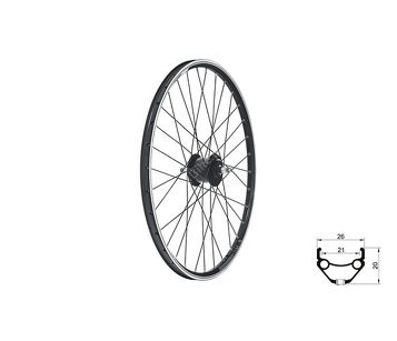 Koło przednie Kellys KLS DRAFT Dynamo V-brake, 24", black