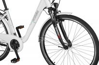 Rower elektryczny 28'' EcoBike Traffic White  - Ubezpieczony - 5