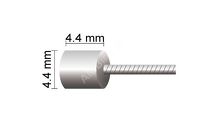 Linka przerzutki ze stali nierdzewnej szlifowanej z 31 drutów stalowych, 1.1mm x 2000mm - 3
