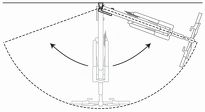 Wieszak rowerowy na ścianę Topeak Swing-Up Ex Bike Holder - 4