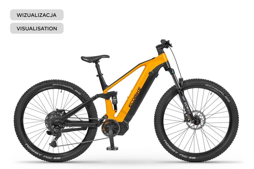 Rower elektryczny Ecobike RX 500 MAX Yellow - Ubezpieczony