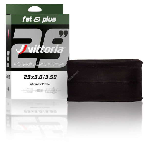 Dętka FAT& PLUS MTB, Schrader 48mm Standard rozmiary Vittoria