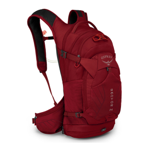 Plecak sportowy Osprey Raptor 14 Wildfirered (z bułkakiem)
