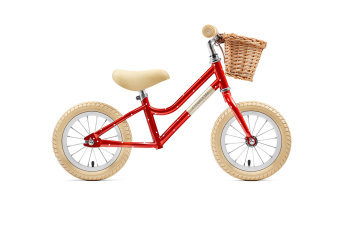 ROWER dziecięcy biegowy CREME Mia Red Polka 12"