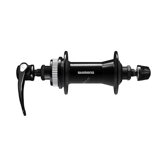 Piasta przednia SHIMANO CUES HB-QC400 CENTER LOCK 100 mm Czarna