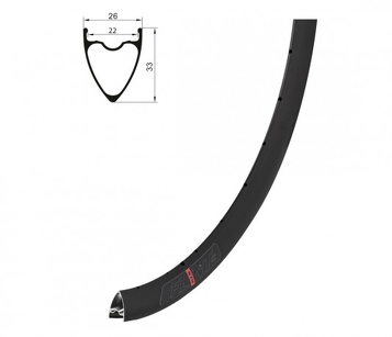 Obręcz Kellys KLS FLINT DSC, 32H, FV, 28" black