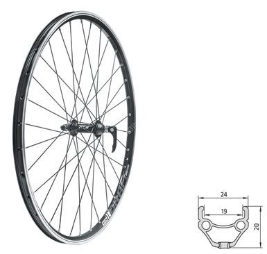 Koło przednie V-brake Kellys DRAFT F, 26