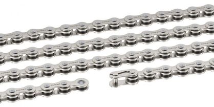 Łańcuch CONNEX 7E8 nikiel, 124 ogniw + spinka spring clip