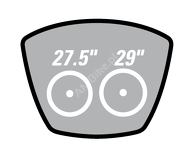 Błotnik tylny Zefal Deflector RS75 koła 27-29 opona max 2.8 - 10
