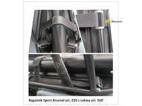 Sakwa rowerowa na bagażnik Sport Arsenal art. 560  - 4