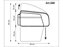 Sakwa rowerowa na bagażnik Sport Arsenal art. 560  - 12