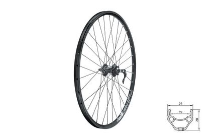 Koło przednie Kellys  KLS DRAFT DSC F, 26", black