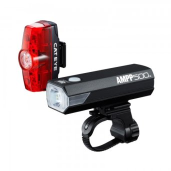 Zestaw lamp Cateye HL-EL085RC AMPP 500 / TL-LD635 Rapid Mini