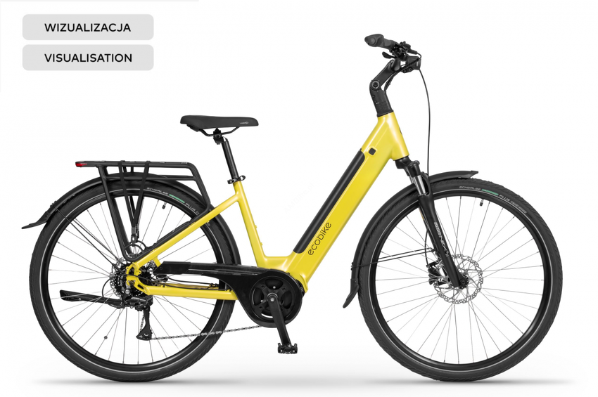 Rower elektryczny Ecobike LX 100 lime- Ubezpieczony