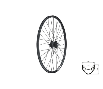 Koło przód Kellys KLS DRAFT Dynamo DSC, 27,5", black