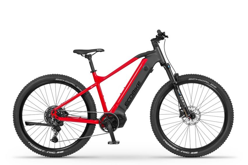 Rower elektryczny Ecobike RX 500 Black Red - CAN - ubezpieczony