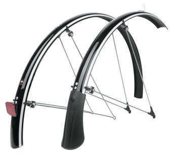 Zestaw błotników SKS BLUEMELS TREKING 28'' 45mm, czarne, reflective