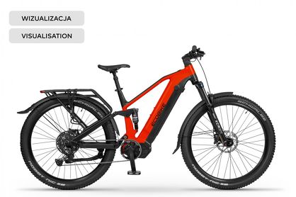 Rower elektryczny Ecobike RX 500 MAX Black Red SUV - ubezpieczony