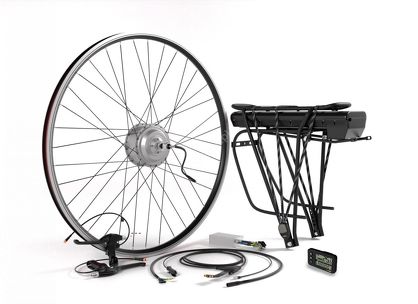 Elektryczny zestaw napędowy przód Ecobike - bagażnikowy