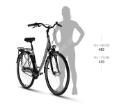 Rower City Kellys Avery 50 Graphite Grey 28'' - 3