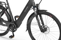 Rower elektryczny EcoBike X-city czarny - Ubezpieczony - 12