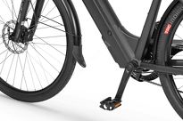 Rower elektryczny EcoBike X-city czarny - Ubezpieczony - 14