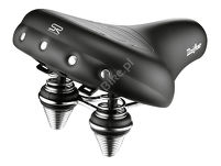 Siodło SELLEROYAL PREMIUM RELAXED 90st. DRIFTER PLUS STRENGTHEX unisex żelowe + sprężyny czarne (NEW) - 2