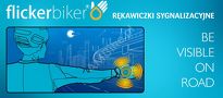 Rękawiczki sygnalizacyjne FLICKERBIKER - krótkie - 4