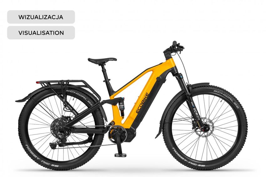 Rower elektryczny Ecobike RX 500 MAX Yellow  SUV - ubezpieczony