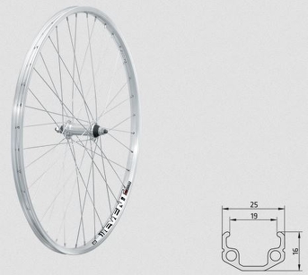 Koło przednie Kellys KLS EVENT F, 26", silver