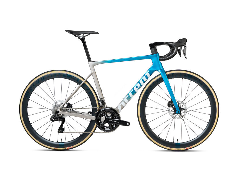 Rower szosowy Accent Cyclone Disc SL Carbon Dura Ace Di2 + ebon