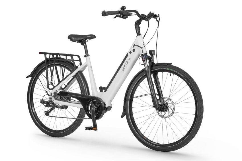 Rower elektryczny Ecobike LX 100 biały - Ubezpieczony