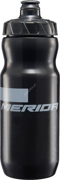 Bidon Merida czarny z szarym napisem