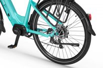 Rower elektryczny EcoBike D2 City Menthol 17'' - Ubezpieczony - 4