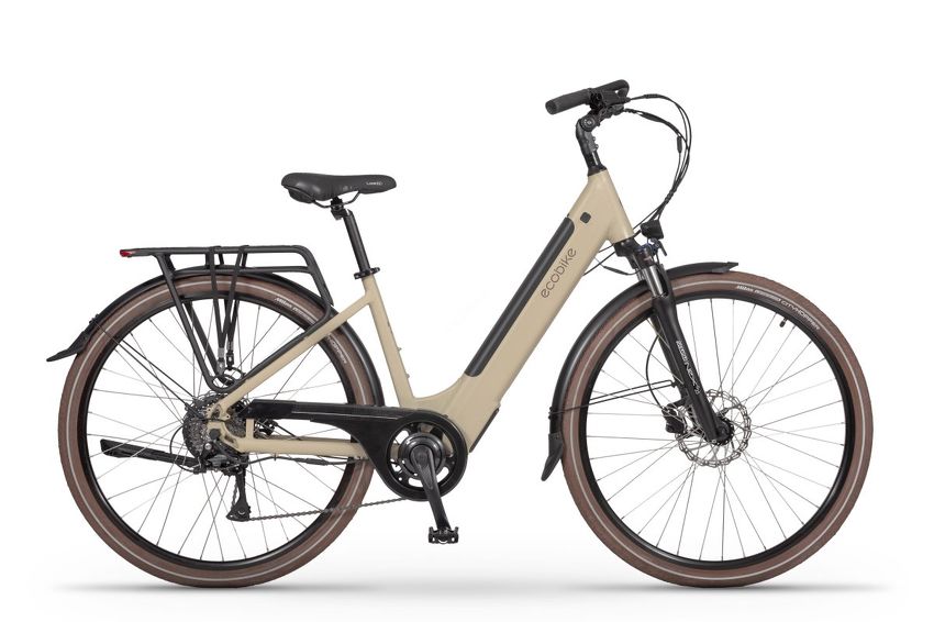 Rower elektryczny EcoBike X-city Cappuccino - Ubezpieczony