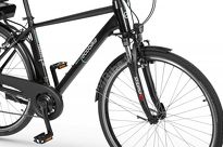 Rower elektryczny 28'' EcoBike Traffic M Black - Ubezpieczony - 6