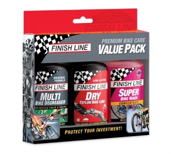 Zestaw umożliwiający usuwanie zabrudzeń Finish Line PREMIUM BIKE CARE