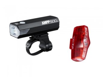 Zestaw lamp Cateye AMPP 500 HL-EL085RC / ViZ150 TL-LD800