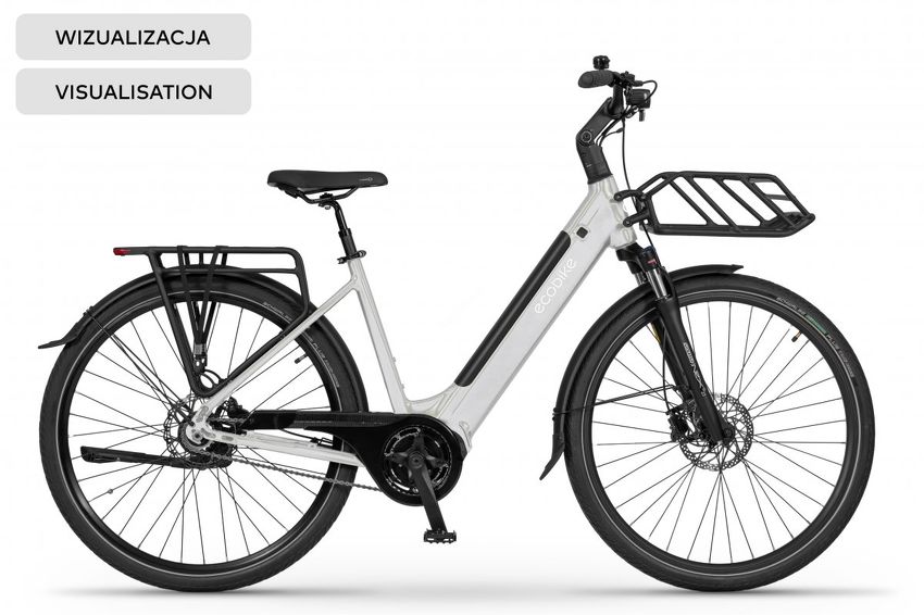 Rower elektryczny Ecobike LX 100 Automatic Pearl - Ubezpieczony