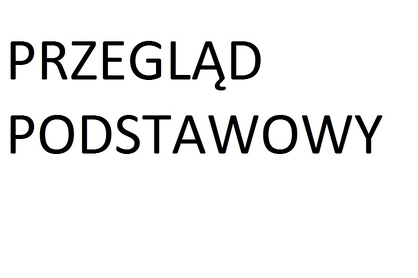 Przegląd roweru - podstawowy