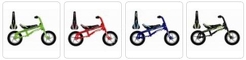 Rowerek biegowy Kawasaki TRAINING BIKE kolory