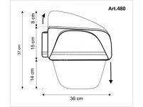 Sakwa rowerowa na bagażnik Sport Arsenal art. 480  - 4
