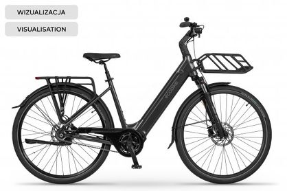 Rower elektryczny Ecobike LX 100 Automatic Black - Ubezpieczony