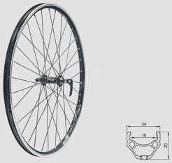 Koło przednie Kellys KLS DRAFT F, 28/29", black