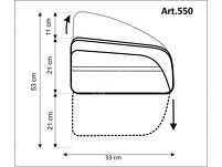 Sakwa rowerowa na bagażnik Sport Arsenal art. 550 - 11