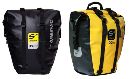 Sakwa rowerowa boczna Sport Arsenal 312  B / Y - 20l wodoszczelna